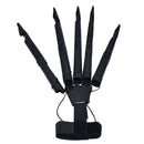 Halloween Articulated Fingers 3 Dimensions Printed Articulated Finger Extensions for Halloween Party CosplayBlack Right Hand