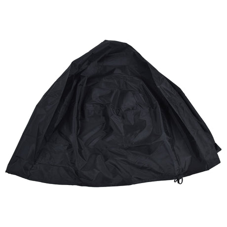 Fire Pit Cover Round Patio Outdoor Fireplace Cover Waterproof Dustproof UV Protection for All Seasons Black