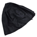 Fire Pit Cover Round Patio Outdoor Fireplace Cover Waterproof Dustproof UV Protection for All Seasons Black