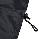 Fire Pit Cover Round Patio Outdoor Fireplace Cover Waterproof Dustproof UV Protection for All Seasons Black