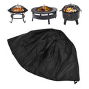 85x40cm Outdoor Patio Fire Pit Cover Home Waterproof UV Resistant Patio Fireplace Cover