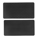 Silicone Insulation Pad Black Rectangle Heat Resisting Safe Handling Heat Insulation Pad for Kitchen