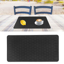 Silicone Insulation Pad Black Rectangle Heat Resisting Safe Handling Heat Insulation Pad for Kitchen