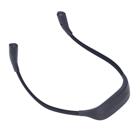 Neck Book Light USB Rechargeable Portable LED Neck Hanging Lamp for Reading RepairmentBlack