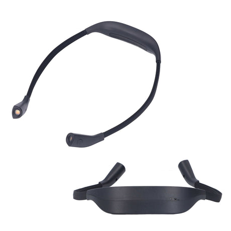Neck Book Light USB Rechargeable Portable LED Neck Hanging Lamp for Reading RepairmentBlack