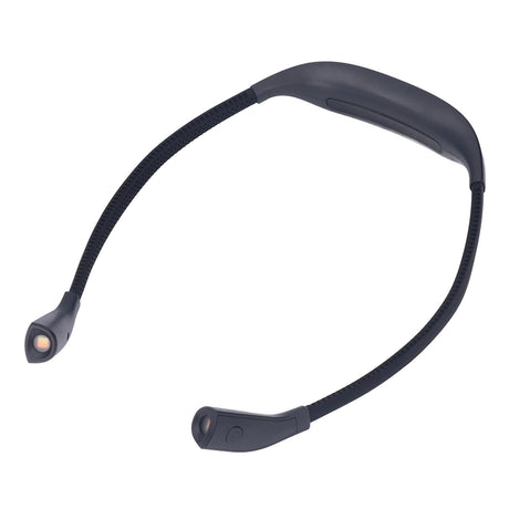 Neck Book Light USB Rechargeable Portable LED Neck Hanging Lamp for Reading RepairmentBlack