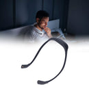 Neck Book Light USB Rechargeable Portable LED Neck Hanging Lamp for Reading RepairmentBlack