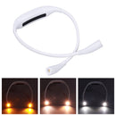 Neck Book Light USB Rechargeable Portable LED Neck Hanging Lamp for Reading RepairmentWhite