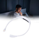 Neck Book Light USB Rechargeable Portable LED Neck Hanging Lamp for Reading RepairmentWhite