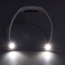 Neck Book Light USB Rechargeable Portable LED Neck Hanging Lamp for Reading RepairmentWhite