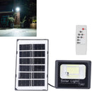 100LED Outdoor Solar Flood Light IP67 Waterproof Solar Wall Lamp Remote Control Street Lamp for Garden 40W