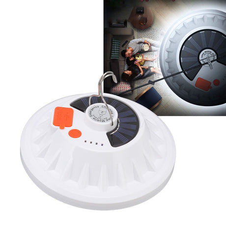 Solar Emergency Light IP65 Waterproof 60 LEDs USB Rechargeable Camping Light for Outdoor Camping