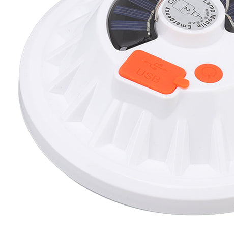 Solar Emergency Light IP65 Waterproof 60 LEDs USB Rechargeable Camping Light for Outdoor Camping