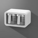 Under Desk Storage Box No Punching Storage ABS PS Small Hidden Drawer For Dormitory Small Transparent Black
