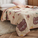 Home Pillow Case Sofa Cushion Accessories Linen Nordic Style Daily Use Home Textiles Small Green Leaves 45x45