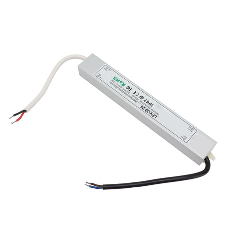 LED Driver IP67 Waterproof 24V Low Voltage Output Power Supply Transformer Adapter for Lamp Security Camera 85‑264V LPV 30W 24V 1.25A