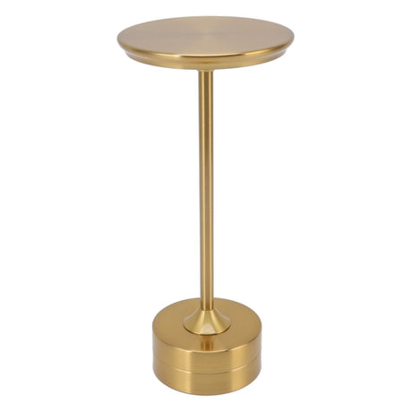 Cordless Table Lamp Rechargeable 2000mAh 3 Levels Brightness Portable USB C LED Metal Bedside Lamp Gold