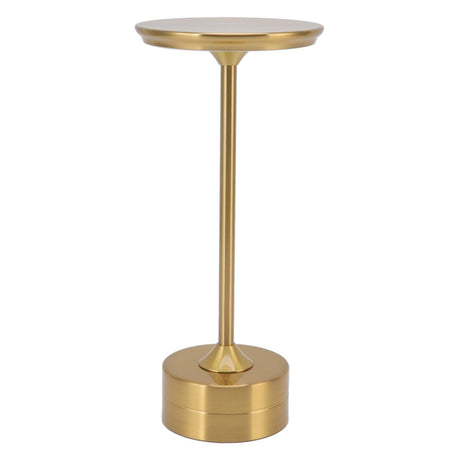 Cordless Table Lamp Rechargeable 2000mAh 3 Levels Brightness Portable USB C LED Metal Bedside Lamp Gold
