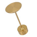 Cordless Table Lamp Rechargeable 2000mAh 3 Levels Brightness Portable USB C LED Metal Bedside Lamp Gold