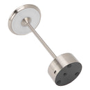 Cordless Table Lamp Rechargeable 2000mAh 3 Levels Brightness Portable USB C LED Metal Bedside Lamp Silver