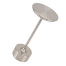 Cordless Table Lamp Rechargeable 2000mAh 3 Levels Brightness Portable USB C LED Metal Bedside Lamp Silver