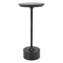Cordless Table Lamp Rechargeable 2000mAh 3 Levels Brightness Portable USB C LED Metal Bedside Lamp Black