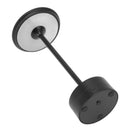 Cordless Table Lamp Rechargeable 2000mAh 3 Levels Brightness Portable USB C LED Metal Bedside Lamp Black