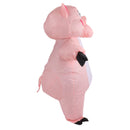 Inflatable Costume Pink Pig Blow Up Halloween Cosplay Dress Jumpsuit Costume For Adults