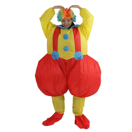Adult Inflatable Big Ass Clown Costume Waterproof Clown Inflatable Cosplay Outfits 150‑190cm