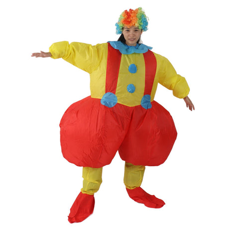 Adult Inflatable Big Ass Clown Costume Waterproof Clown Inflatable Cosplay Outfits 150‑190cm