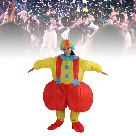 Adult Inflatable Big Ass Clown Costume Waterproof Clown Inflatable Cosplay Outfits 150‑190cm