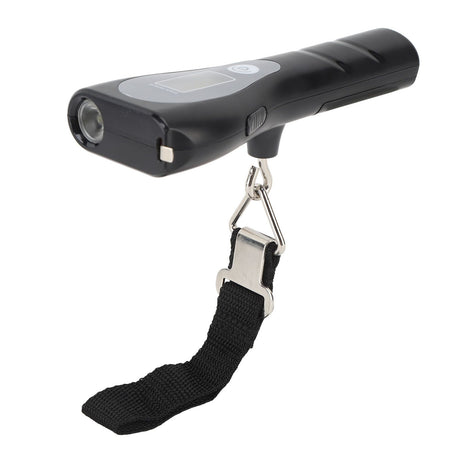 Digital Luggage Scale Portable Electronic Hook Scale with Flashlight 1m Tape Baggage Scale for Home Traveling Fishing Band Type