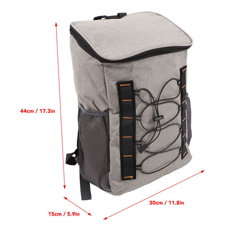 Insulated Backpack Outdoor Large Capacity Insulation Bag Long Term Thermal Insulation Lunch Bag with Side Cup Holder for Travel Picnic Camping