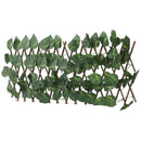 Artificial Hedges Fence Simulation Expandable Sun Protection Waterproof Artificial Topiary Hedge Plant for Garden Epipremnum Aureum Leaves