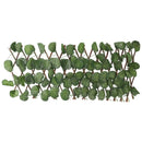Artificial Hedges Fence Simulation Expandable Sun Protection Waterproof Artificial Topiary Hedge Plant for Garden Begonia Leaf