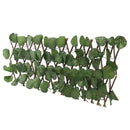 Artificial Hedges Fence Simulation Expandable Sun Protection Waterproof Artificial Topiary Hedge Plant for Garden Begonia Leaf