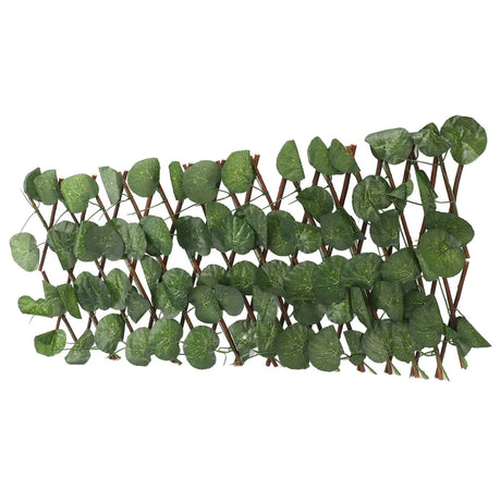 Artificial Hedges Fence Simulation Expandable Sun Protection Waterproof Artificial Topiary Hedge Plant for Garden Begonia Leaf
