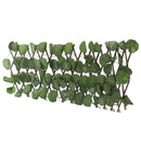 Artificial Hedges Fence Simulation Expandable Sun Protection Waterproof Artificial Topiary Hedge Plant for Garden Begonia Leaf