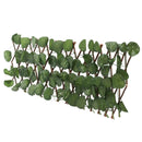 Artificial Hedges Fence Simulation Expandable Sun Protection Waterproof Artificial Topiary Hedge Plant for Garden Begonia Leaf