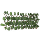 Artificial Hedges Fence Simulation Expandable Sun Protection Waterproof Artificial Topiary Hedge Plant for Garden Begonia Leaf