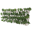 Artificial Hedges Fence Simulation Expandable Sun Protection Waterproof Artificial Topiary Hedge Plant for Garden Begonia Leaf