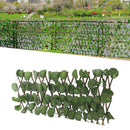 Artificial Hedges Fence Simulation Expandable Sun Protection Waterproof Artificial Topiary Hedge Plant for Garden Begonia Leaf