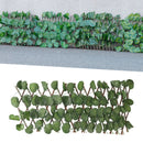 Artificial Hedges Fence Simulation Expandable Sun Protection Waterproof Artificial Topiary Hedge Plant for Garden Begonia Leaf
