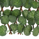 Artificial Hedges Fence Simulation Expandable Sun Protection Waterproof Artificial Topiary Hedge Plant for Garden Begonia Leaf