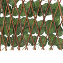 Artificial Hedges Fence Simulation Expandable Sun Protection Waterproof Artificial Topiary Hedge Plant for Garden Begonia Leaf