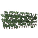 Artificial Hedges Fence Simulation Expandable Sun Protection Waterproof Artificial Topiary Hedge Plant for Garden Grape Leaves