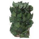 Artificial Hedges Fence Simulation Expandable Sun Protection Waterproof Artificial Topiary Hedge Plant for Garden Grape Leaves