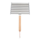 Detachable Stainless Steel Hot Dog Sausage Roller Rack Steamer With Extra Long Wood Handle 4 Skewers 6 Stick Design BBQ Tools M