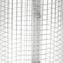 BBQ Net Tube Rolling Grilling Basket Stainless Steel Wire Mesh Cylinder Grill Basket with Fork Hook for Outdoor Barbecue Camping S