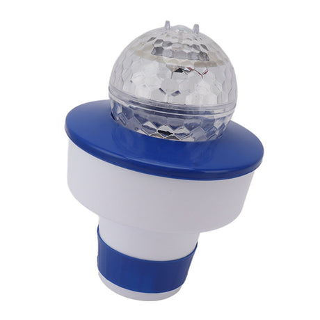 8 Inch Pools Chemical Dispenser 11cm Lighted Floating Pool Chlorine Tablet Dispenser for Spa Hot Tub Pools
